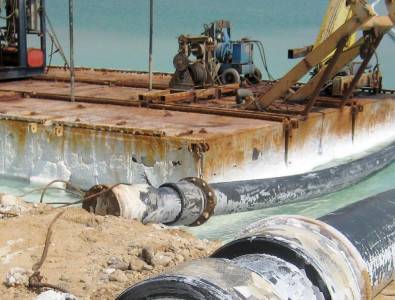 Slurry Lines - Abrasive Dredged Material